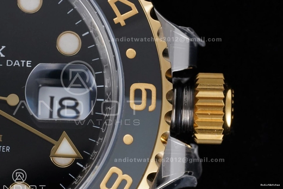 1:1 Dial Best GRNR Weight) WeatherProof CHS Black 126713 II on 881 GMT-Master Bracelet SS SH3285 New YG (Gain ARF Edition Clone Super 1013